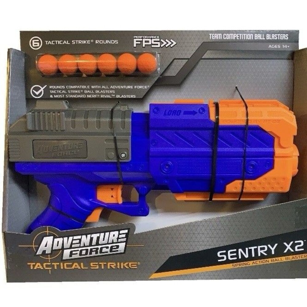 Adventure Force Tactical Strike Sentry X2 Spring Action Ball Blaster